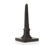 An obelisk in Egyptian style,