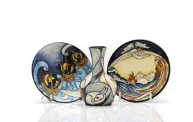 A collection of Moorcroft ceramics,