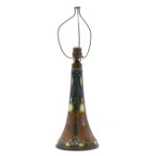 A Gouda pottery lamp,