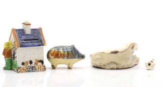 A group of Staffordshire pottery,