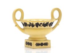 A Wedgwood stoneware pot pourri urn and cover,
