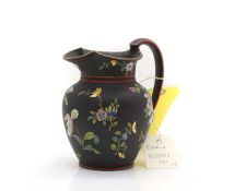 A black basalt Wedgwood jug,