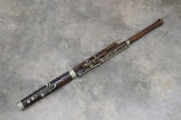 A rosewood bassoon by Buffet, Paris,