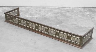 A George III steel fender,