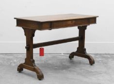 A Gothic Revival library table