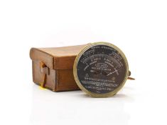 An Elliott Brothers 'Wimperis' No.312 Accelerometer, patented 1909,