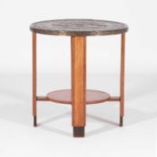 An oak Amsterdam School occasional table,