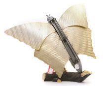 An Art Deco 'Butterfly' heater,