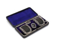 A pair of George III-style buckles,
