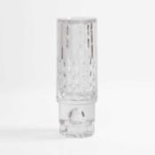 A Poděbrady glass vase,