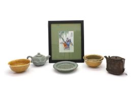 A collection of Chinese ceramics,