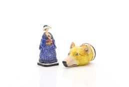 A Chelsea Pottery figure,