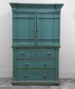 A painted housekeeper’s cupboard,