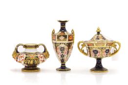 Three Royal Crown Derby items,