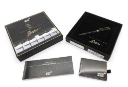 A Mont Blanc 'Hommage a Frederic Chopin' fountain pen,