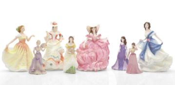 A Coalport Literary Heroes 'Rebecca' porcelain figure,