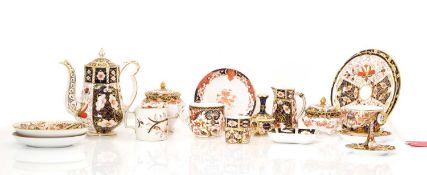 A collection of Crown Derby and Royal Crown Derby porcelain,