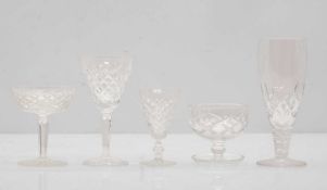 A collection of Waterford 'Adare' pattern glass,