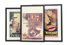 A group of three vintage posters,