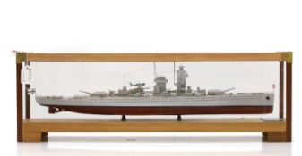 A model of SMS Admiral Sheer (1936),