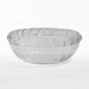 A Lalique 'Mésanges' glass bowl,