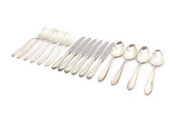 A collection of Finnish silver flatware,