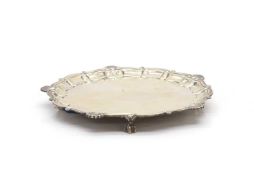 A silver salver,