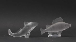 Two glass fish,