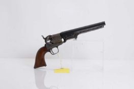 A Colt Navy 1861 revolver,