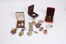 ▲ A selection of military medals,