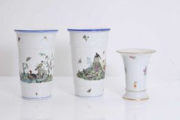 A Meissen porcelian vase,