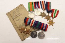 A Second World War medal group of five, to include: