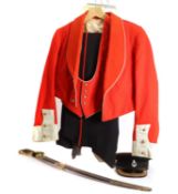 Hertfordshire Regiment dress uniform,