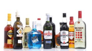 A selection of spirits,