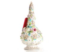 A large Coalport Colebrookedale vase and cover,