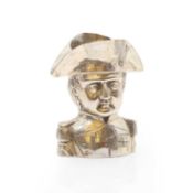 A Continental silver character cream jug,