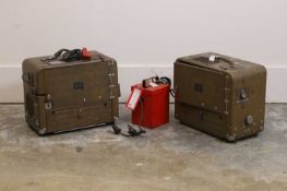 Two Bell & Howell model 16mm 601 projectors,