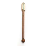 A Rosewood stick barometer