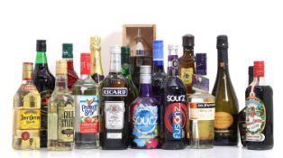 A selection of wines & spirits,