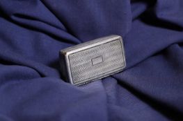 A William IV silver snuff box,