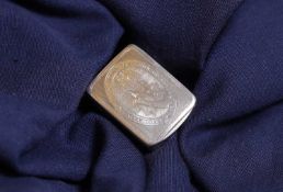 A George III commemorative Nelson silver vinaigrette,