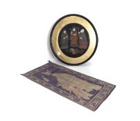 Two Chinese embroidered textiles,