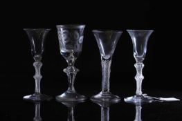 An air-twist wine glasses,