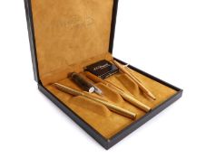 A S.T. Dupont three piece pen and pencil set,