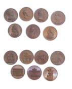 A selection of Art Union of London Bronze medallions.