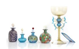 A collection of Murano glass,
