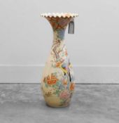 A large Japanese vase,