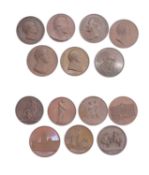 A selection of Art Union of London and other Bronze medallions,