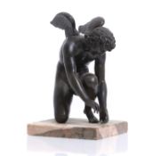A Grand Tour bronze model of Cupid,