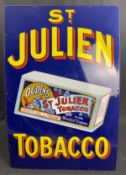 St Julien enamel sign
